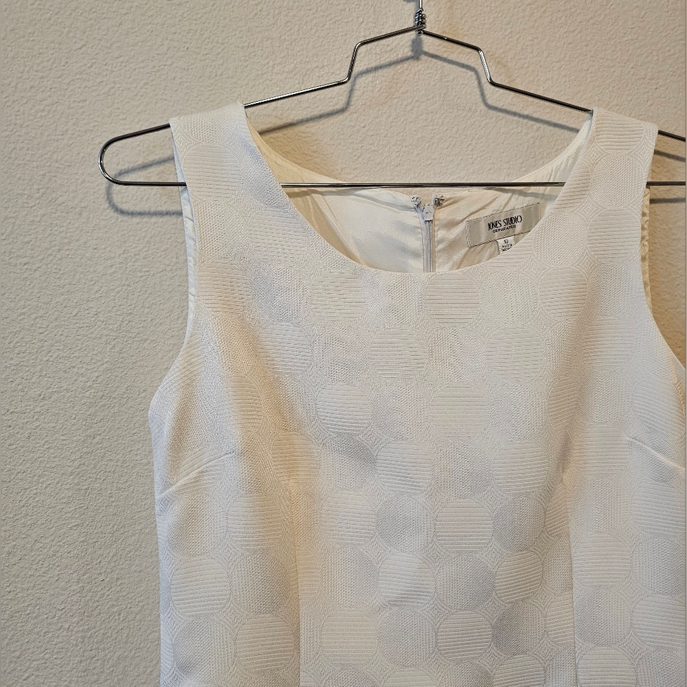 Size 10 Jones Studio Separates White Dress - Picture 4 of 4